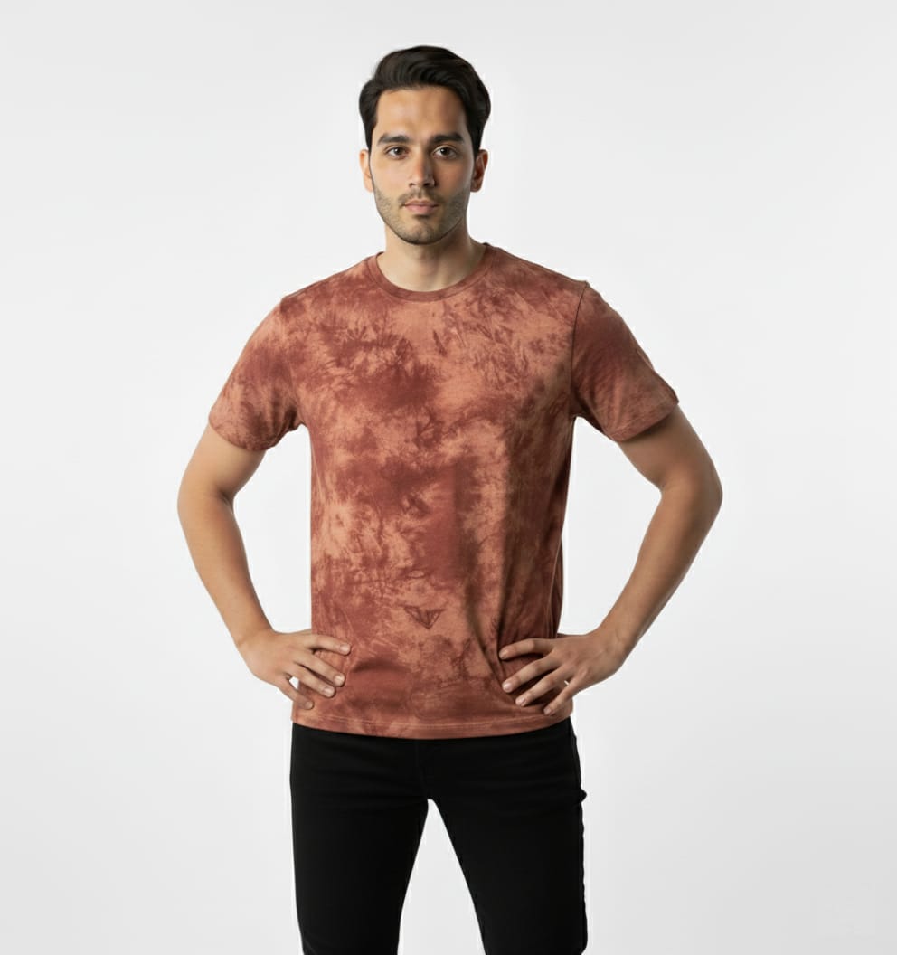 Men's Tie & Dye Round Neck T-Shirt